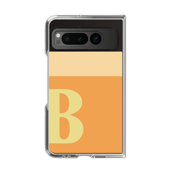 Clear Case［ Original - initial two tone - B orange ］