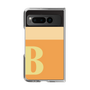 Clear Case［ Original - initial two tone - B orange ］