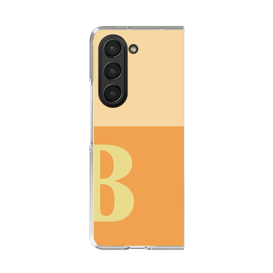 Clear Case［ Original - initial two tone - B orange ］