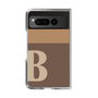 Clear Case［ Original - initial two tone - B brown ］