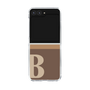 Clear Case［ Original - initial two tone - B brown ］