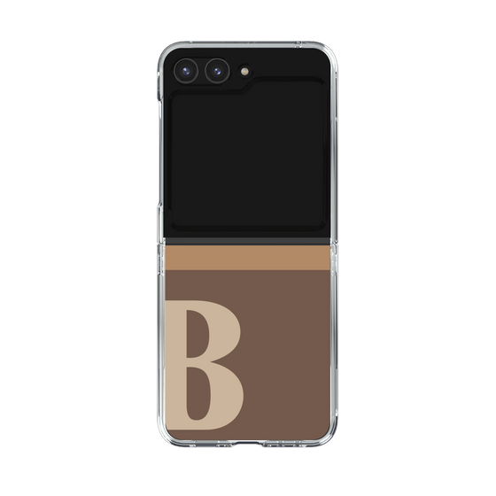 Clear Case［ Original - initial two tone - B brown ］