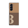 Clear Case［ オリジナル - initial two tone - B brown ］