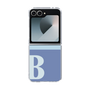 Clear Case［ オリジナル - initial two tone - B blue ］