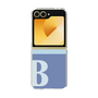 Clear Case［ オリジナル - initial two tone - B blue ］