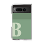 Clear Case［ Original - initial two tone - B green ］