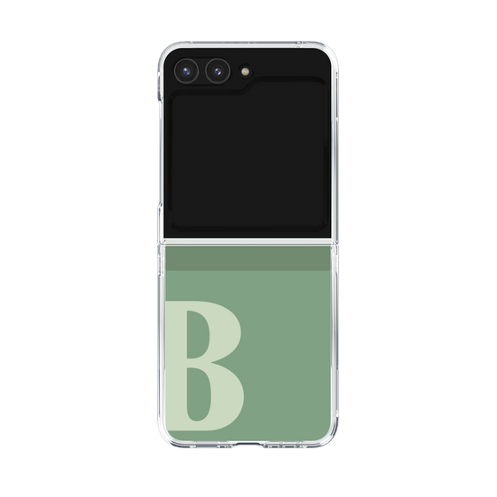 Clear Case［ Original - initial two tone - B green ］