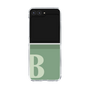 Clear Case［ Original - initial two tone - B green ］