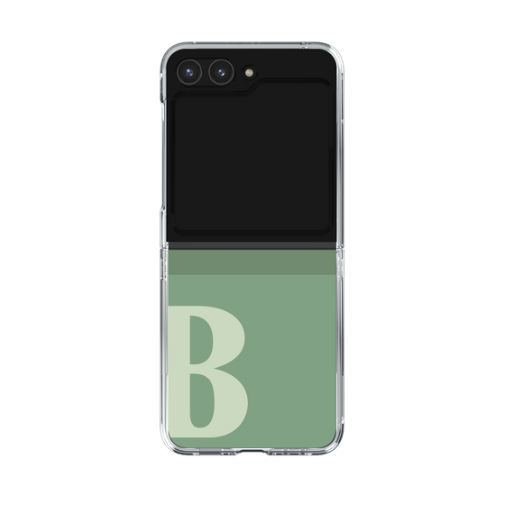 Clear Case［ Original - initial two tone - B green ］
