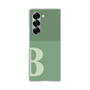 Clear Case［ オリジナル - initial two tone - B green ］