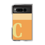 Clear Case［ Original - initial two tone - C orange ］