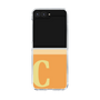 Clear Case［ Original - initial two tone - C orange ］