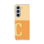Clear Case［ Original - initial two tone - C orange ］