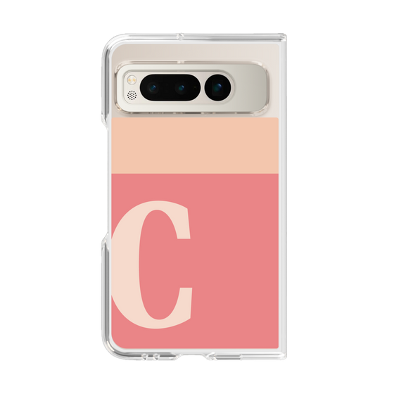 Clear Case［ Original - initial two tone - C pink ］