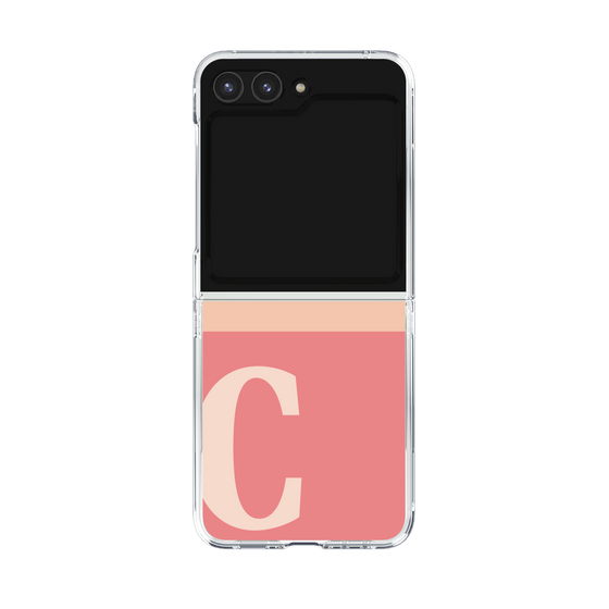 Clear Case［ Original - initial two tone - C pink ］