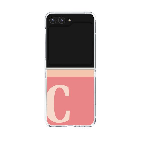 Clear Case［ Original - initial two tone - C pink ］