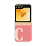 Clear Case［ オリジナル - initial two tone - C pink ］