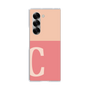 Clear Case［ オリジナル - initial two tone - C pink ］