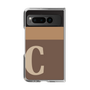 Clear Case［ Original - initial two tone - C brown ］