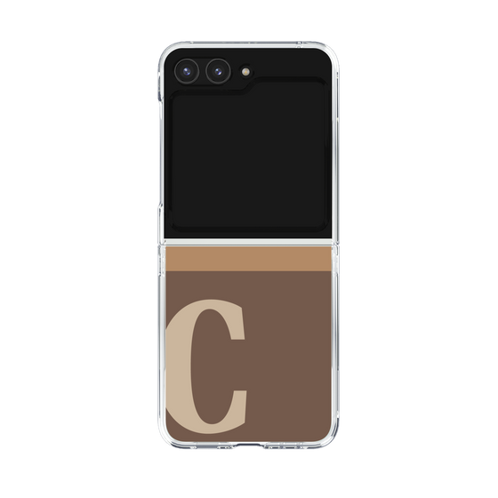 Clear Case［ Original - initial two tone - C brown ］