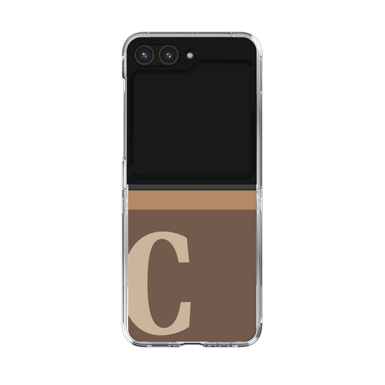 Clear Case［ Original - initial two tone - C brown ］