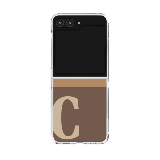 Clear Case［ Original - initial two tone - C brown ］
