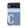Clear Case［ Original - initial two tone - C blue ］