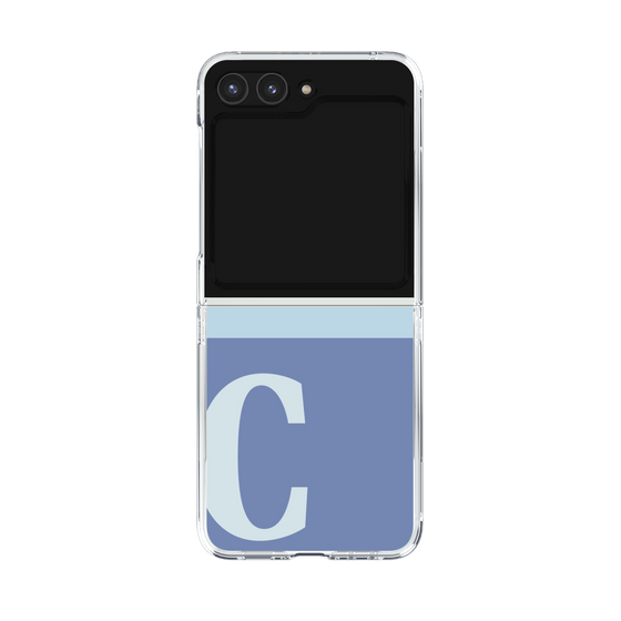 Clear Case［ Original - initial two tone - C blue ］