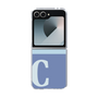 Clear Case［ オリジナル - initial two tone - C blue ］