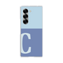 Clear Case［ オリジナル - initial two tone - C blue ］
