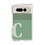 Clear Case［ Original - initial two tone - C green ］