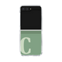 Clear Case［ Original - initial two tone - C green ］