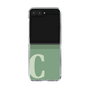 Clear Case［ Original - initial two tone - C green ］