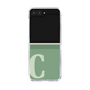 Clear Case［ Original - initial two tone - C green ］