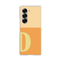 Clear Case［ オリジナル - initial two tone - D orange ］
