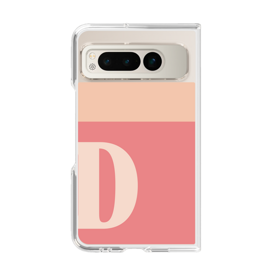 Clear Case［ Original - initial two tone - D pink ］