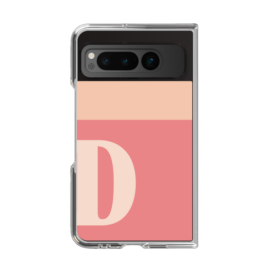 Clear Case［ Original - initial two tone - D pink ］