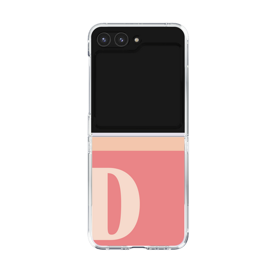 Clear Case［ Original - initial two tone - D pink ］