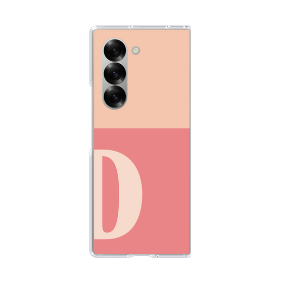 Clear Case［ オリジナル - initial two tone - D pink ］