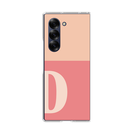 Clear Case［ オリジナル - initial two tone - D pink ］