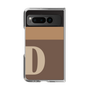 Clear Case［ Original - initial two tone - D brown ］