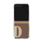 Clear Case［ Original - initial two tone - D brown ］