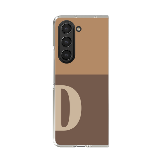 Clear Case［ Original - initial two tone - D brown ］