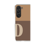 Clear Case［ Original - initial two tone - D brown ］
