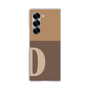 Clear Case［ オリジナル - initial two tone - D brown ］
