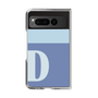 Clear Case［ Original - initial two tone - D blue ］