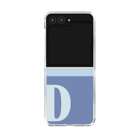 Clear Case［ Original - initial two tone - D blue ］