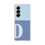 Clear Case［ オリジナル - initial two tone - D blue ］