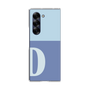 Clear Case［ オリジナル - initial two tone - D blue ］