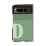 Clear Case［ Original - initial two tone - D green ］